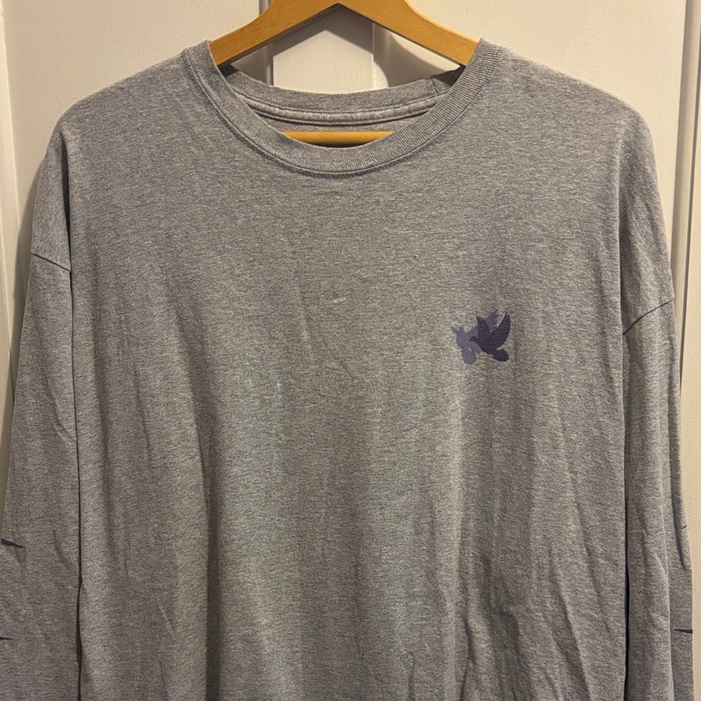 Women’s Prince Gray Long Sleeve Shirt w/ Sleeve Detail | 2XL
